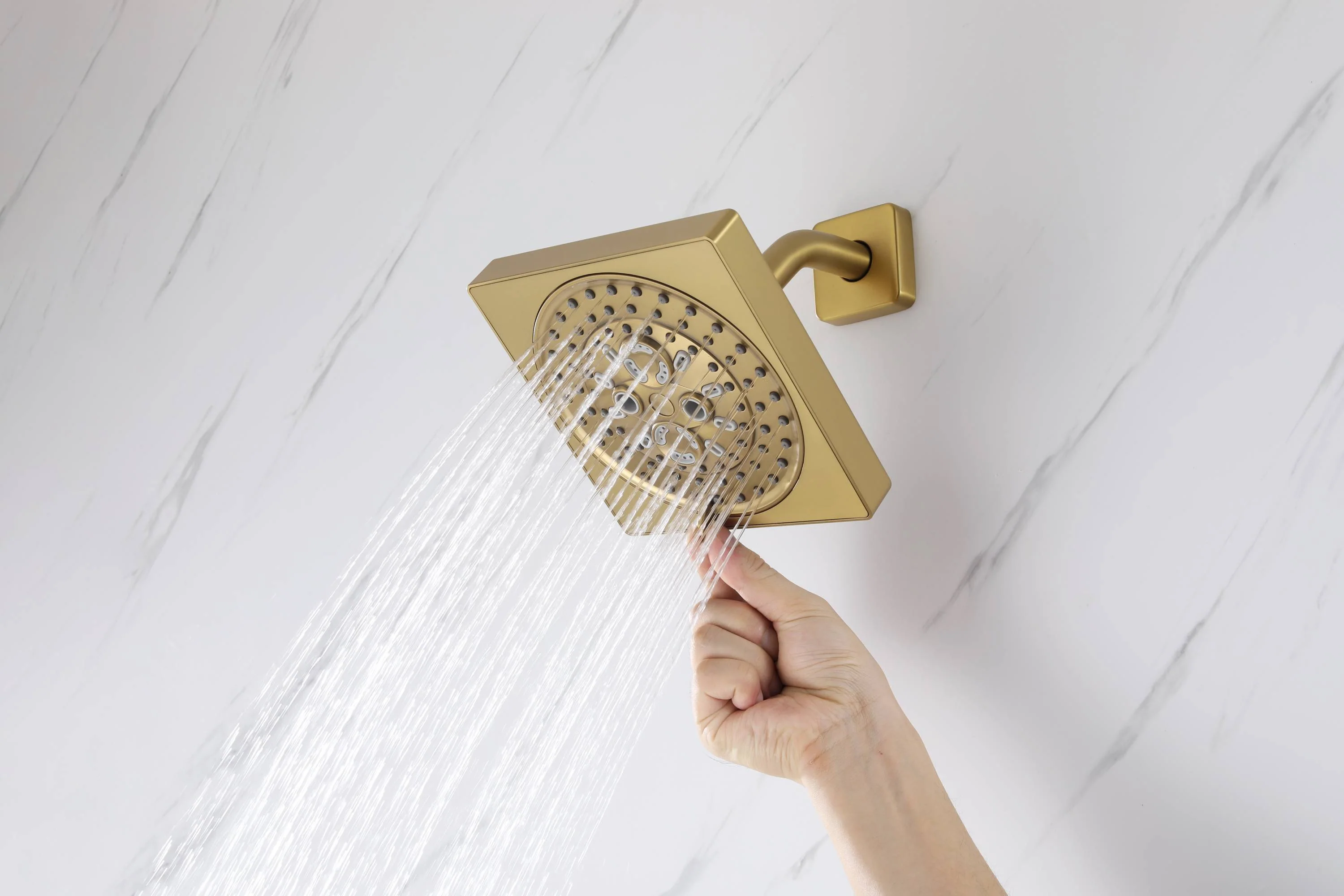 12" or "16" Rainfall Head 3-Way Thermostatic Shower Faucet with Regular Head - Image 29