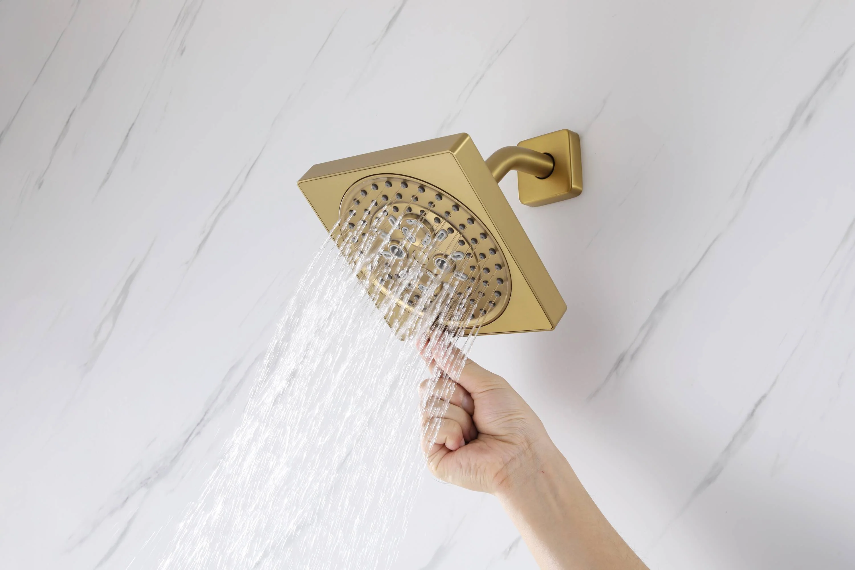 12" or "16" Rainfall Head 3-Way Thermostatic Shower Faucet with Regular Head - Image 30