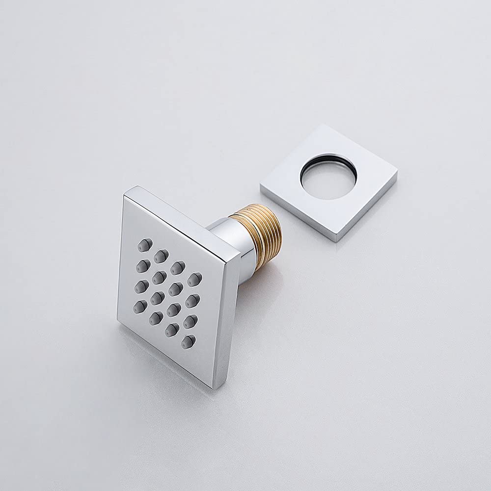 20" or 24" Chrome Ceiling Mounted Rainfall Shower Faucet with 3-Way Touch Panel - Image 12