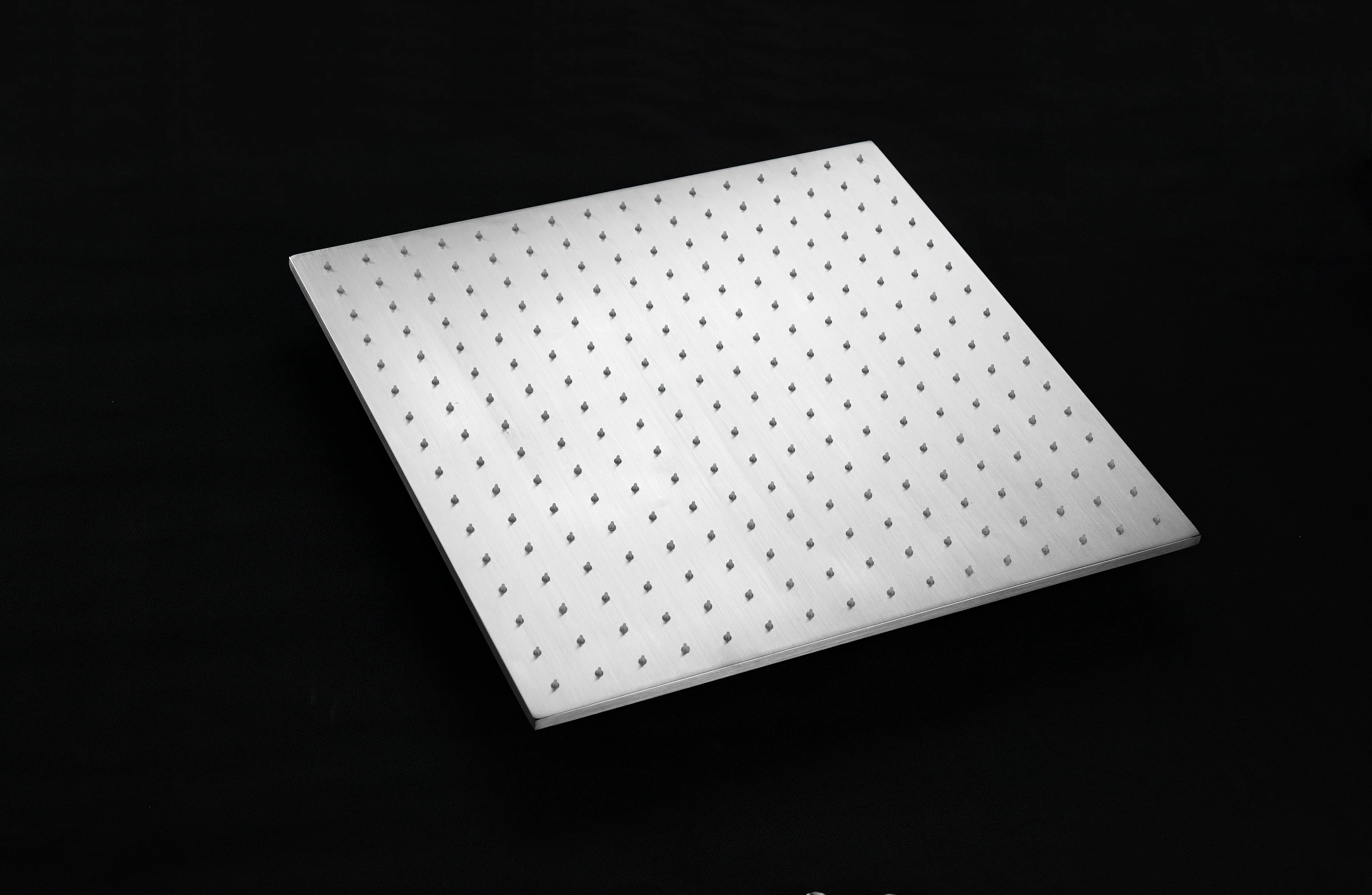 20-Inch Brushed Nickel Rainfall Shower Head: Choose Between Non-LED or LED, Enjoy Ceiling-Mounted - Image 10