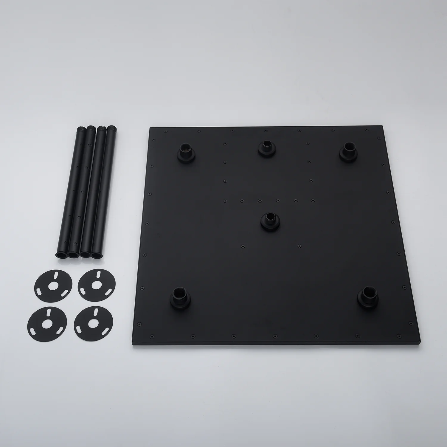 20inch matte black ceiling mount rainfall waterfall shower systems 3 way digital thermostatic valve - Image 6