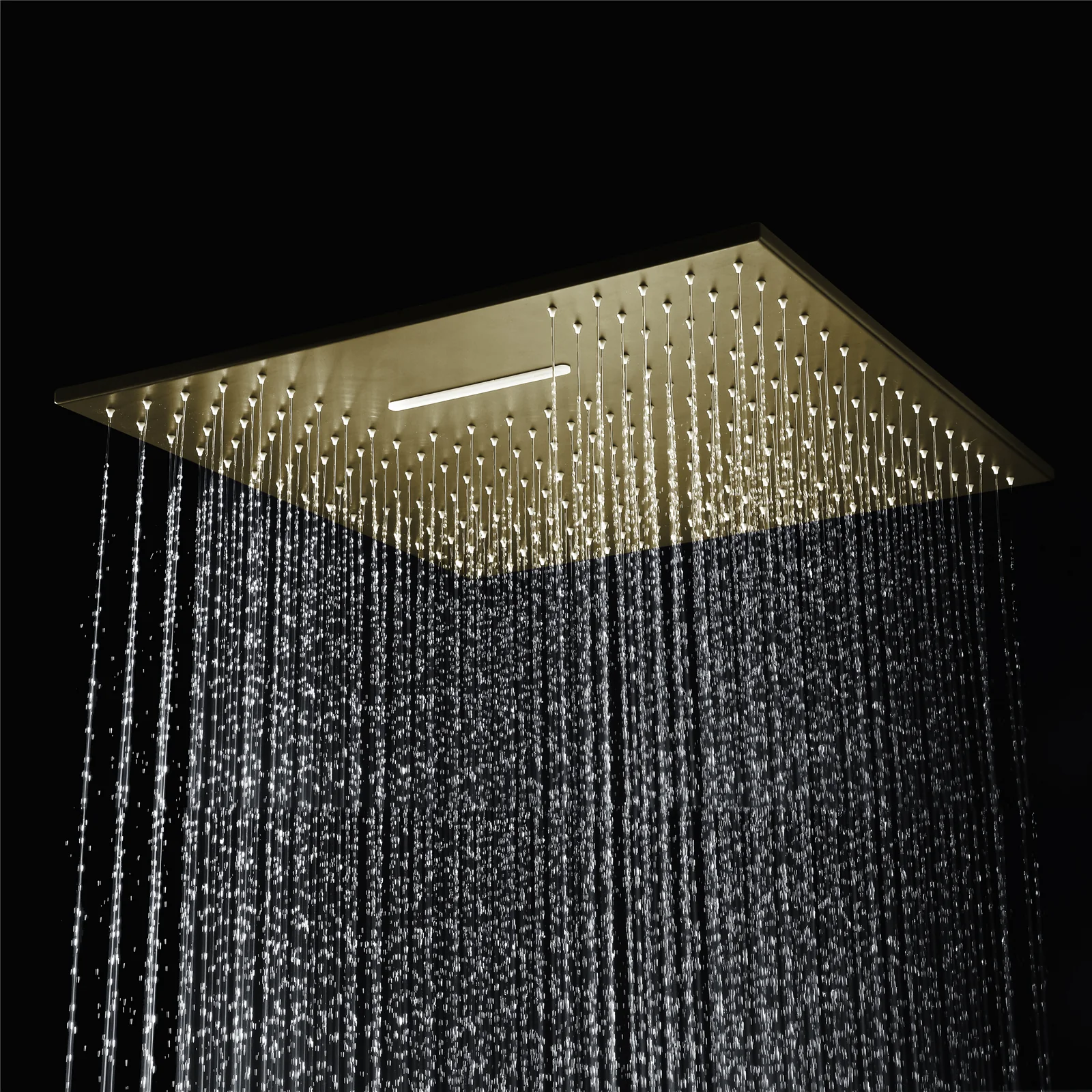 Dual-Function 20" or 24" Rainfall Waterfall Shower Head: Multiple Finish Options - Image 16