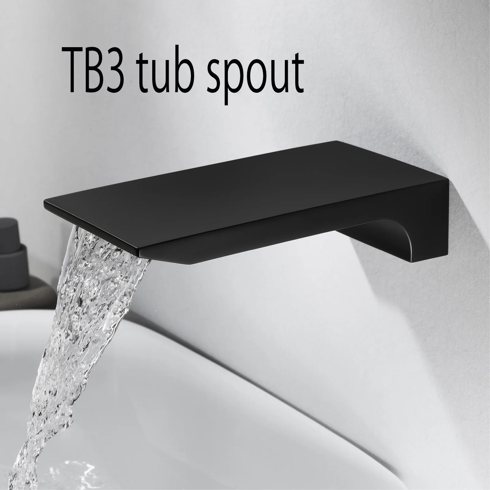 Brushed Nickel Wall Mount 3-Way Thermostatic Shower Valve System with Tub Spout - Image 18
