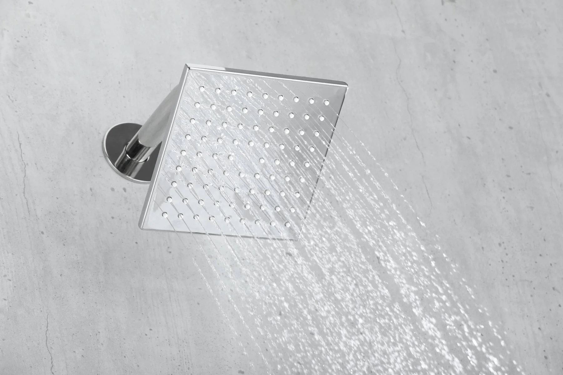 Chrome Wall Mount 12-Inch or 16-Inch Rain Shower System: LED or Non-LED, 3-Way Digital Thermostatic Control, Sliding Bar, and 6-Inch Regular Head - Image 6