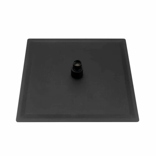 12inch rain head Big arc Wall Mounted Matte Black Shower System with single way Rough-in Valve Body and Trim - Image 4