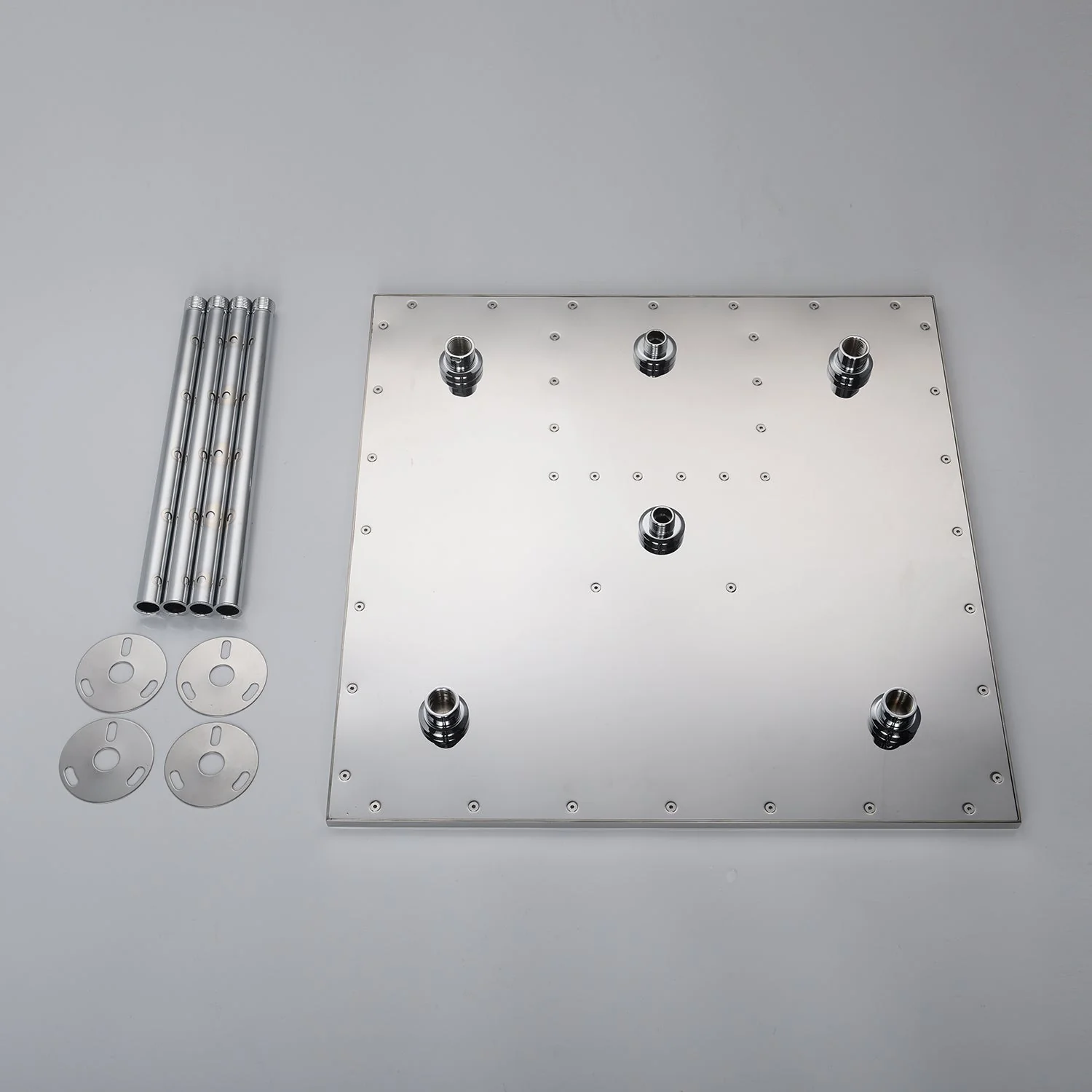20inch flushed on chrome ceiling mount rainfall waterfall shower systems 3 way thermostatic Shower Faucet - Image 8