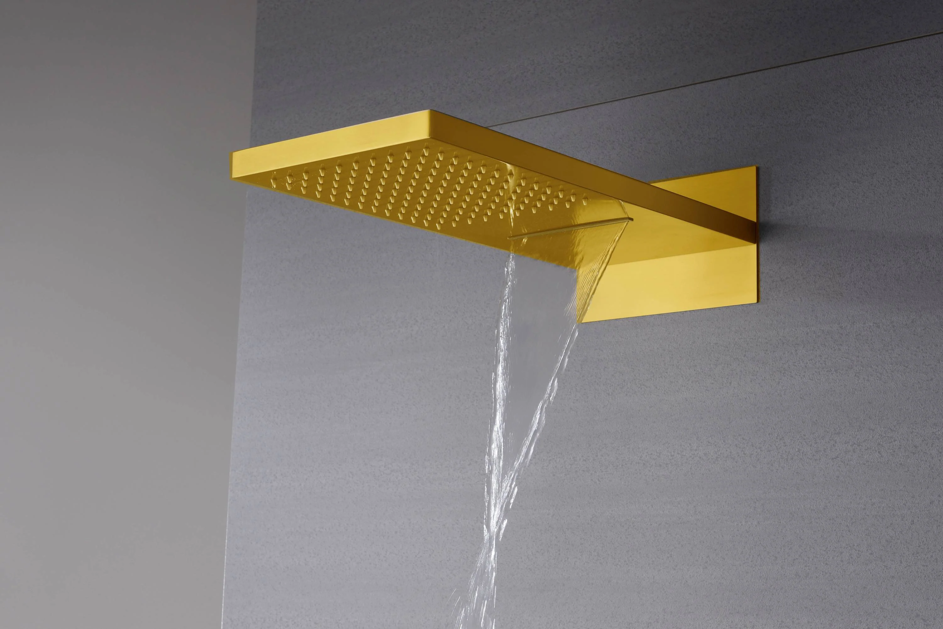 22-Inch Wall Mount Shower Heads: Choose from Chrome, Brushed Gold, Polished Gold, Brushed Nickel, or Matte Black or Oil Rubber Bronze Finishes, and Opt for LED or Non-LED Lighting - Image 14