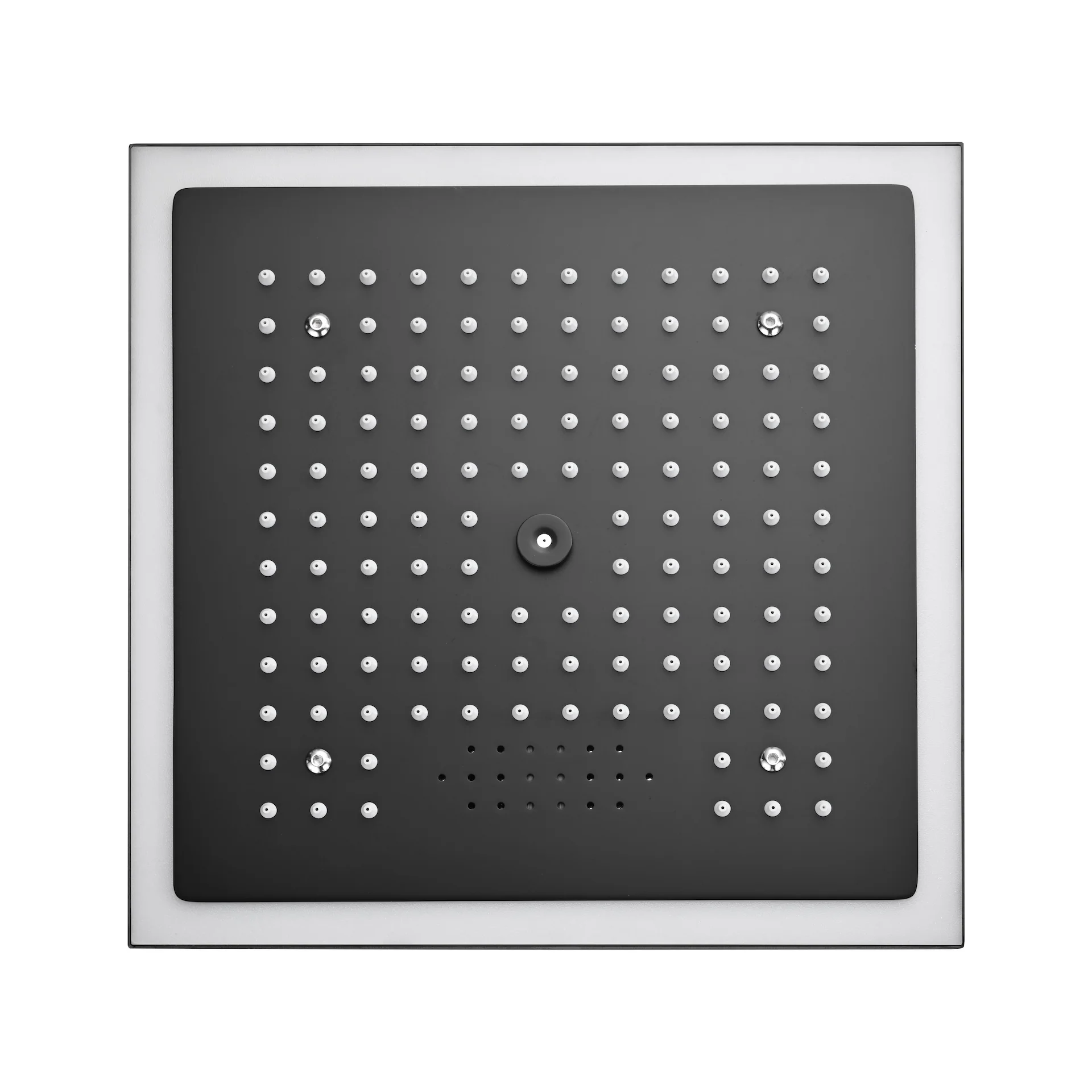 Flushed mount 12 inch 64 LED colors light Brushed gold Bluetooth Music 3 ways Shower Faucet - Image 21