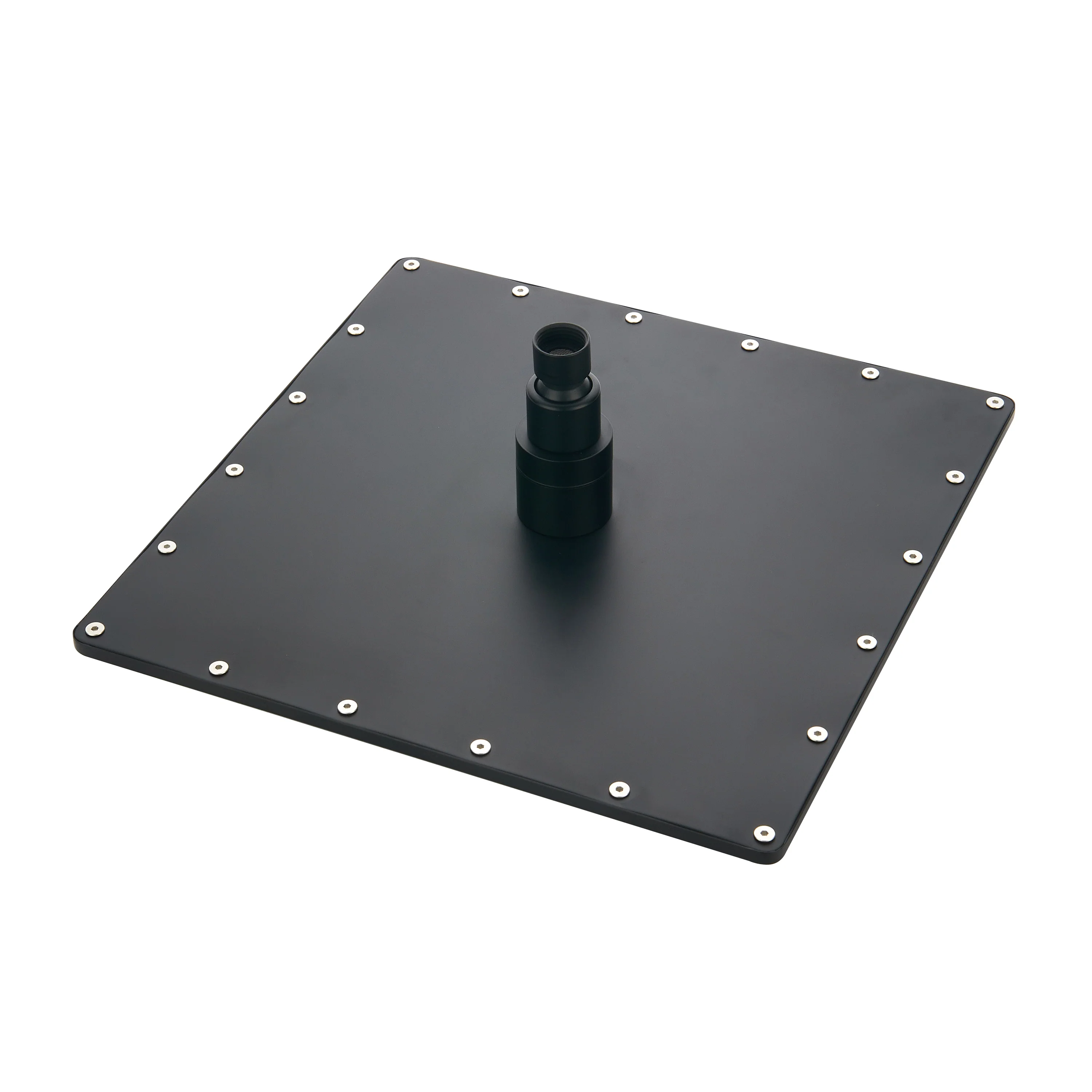 Ceiling mount 12-Inch or 16-Inch Matte Black Rain Showers with 3-Way Anti-Scald Digital Display Valve, Trim, and Tub Spout - Image 9